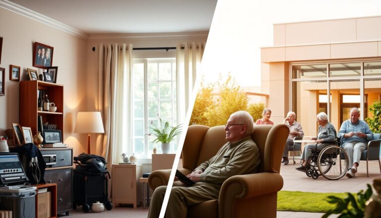 Häusliche Pflege vs. stationäre Pflege